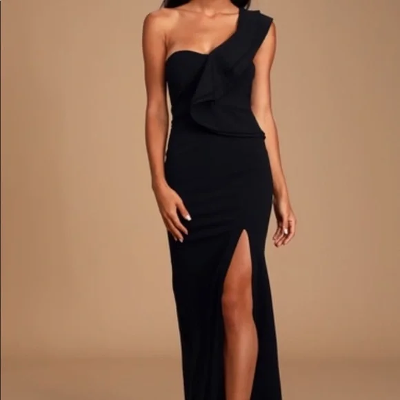 Dresses | Lulu Formal Black Dress | Poshmark